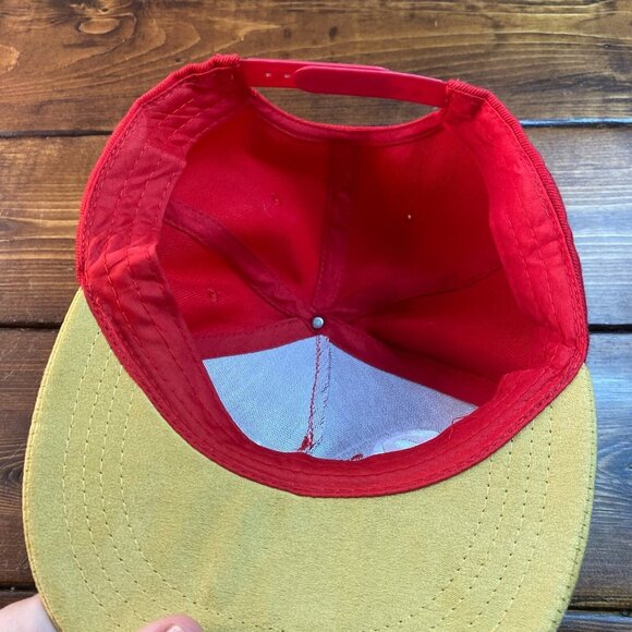 Brooklyn New York hat Red yellow SnapBack baseball cap no tag - Picture 5 of 5